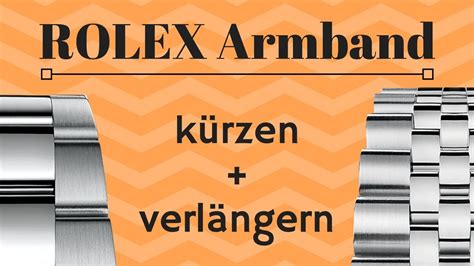 rolex uhrenarmband kürzen|Rolex Armband kürzen und verlängern, das beste  .